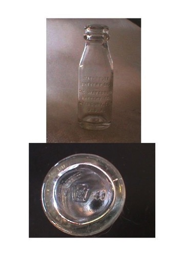Erie Battery bottle. Circa 1929 chs-000657